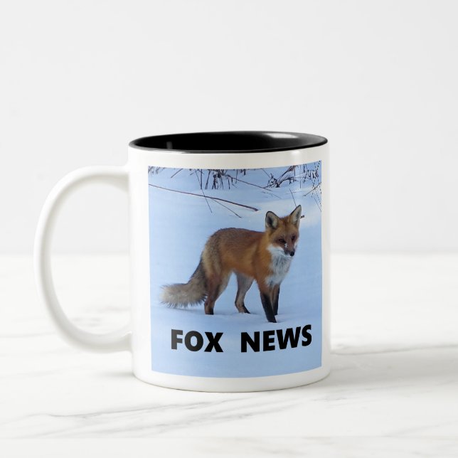 Tasse 2 Couleurs Fox News (Gauche)