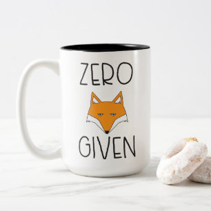 Tasse 2 Couleurs Fox zéro donné