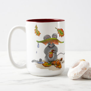 Tasse 2 Couleurs FR Tasse/Mug Automne/Autumn Souris/Mouse