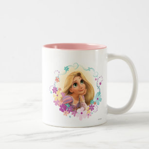 Tasse 2 Couleurs Frame à fleurs Rapunzel