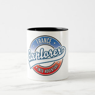 Tasse 2 Couleurs France explorateur à l'aventure