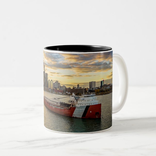 Tasse 2 Couleurs Freighter Sunset (Devant droit)