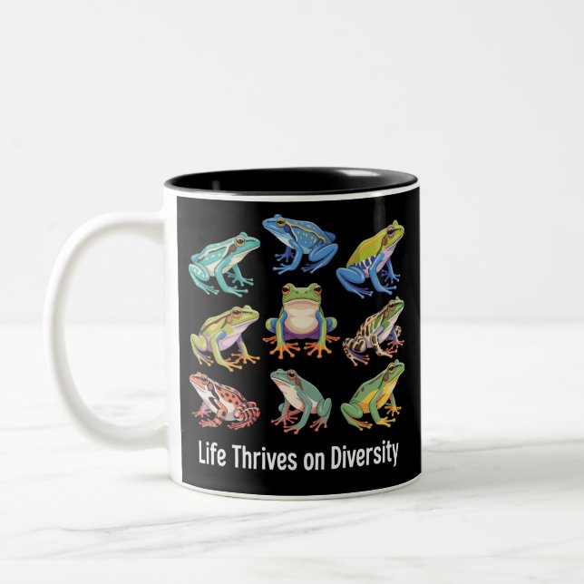 Tasse 2 Couleurs Frog Autism Neurodiversity is Necessary SPED  (Gauche)