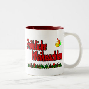 Tasse 2 Couleurs Fröhliche Weihnachten