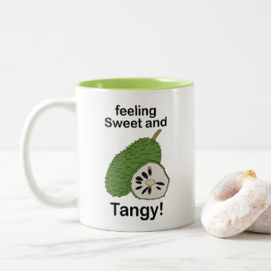 Tasse 2 Couleurs Fruits de Guanabana Sentiment Douce Et Acidulée