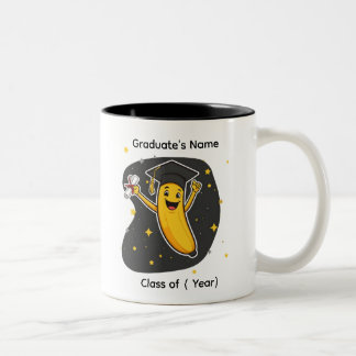 Tasse 2 Couleurs Funny Banana Grad Custom Name