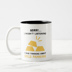 Tasse 2 Couleurs Funny Gold Miner Mines Digger présente