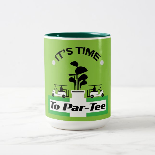 Tasse 2 Couleurs Funny Golfing Pros Golfing Fanatics Sports (Centre)