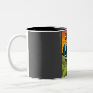 Tasse 2 Couleurs Funny Houston Texas 5 Star Review Affiche de voyag