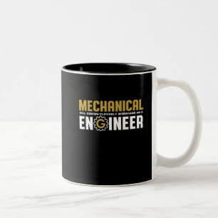 Tasse 2 Couleurs Funny Mécanique ingénieur Geek étudiant