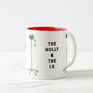Tasse 2 Couleurs Funny Nurse Holiday Cadeau