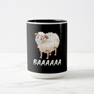 Tasse 2 Couleurs Funny Quarantine   Mask Sheep Cadeaux tendance