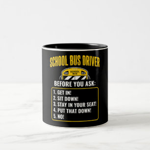 Tasse 2 Couleurs Funny School Bus Driver