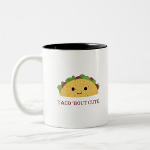 Tasse 2 Couleurs Funny Taco Bout Cute Pun et Kawaii Taco