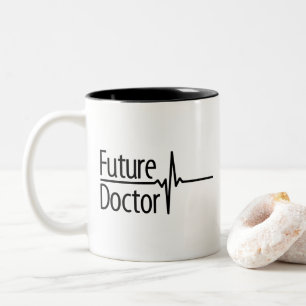 Tasse 2 Couleurs Futur docteur ECG