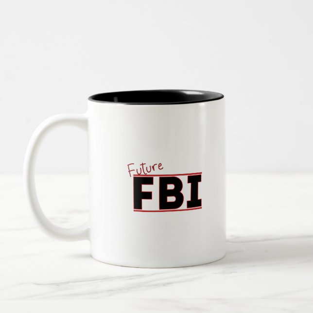 Tasse 2 Couleurs Futur FBI (Gauche)