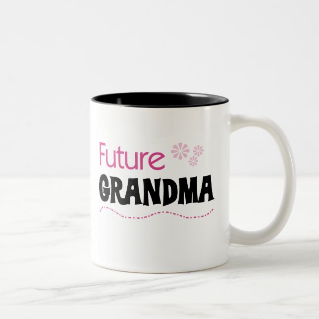 Tasse 2 Couleurs Future grand-maman (Droit)