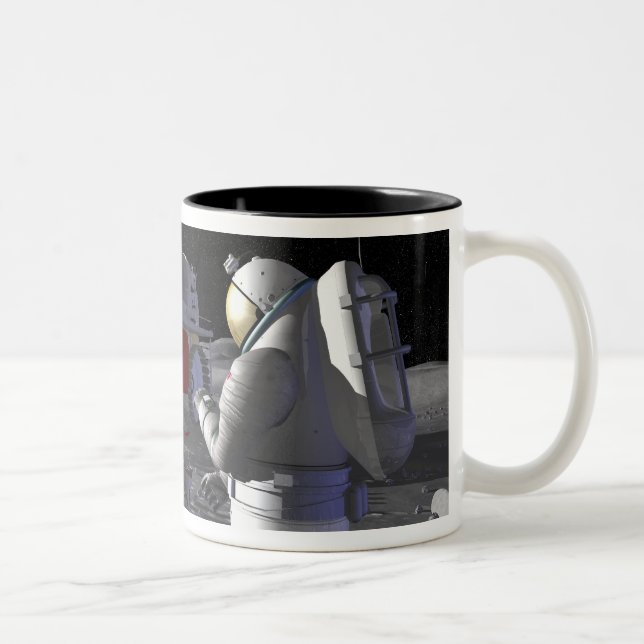 Tasse 2 Couleurs Futures missions d'exploration spatiale 11 (Droit)