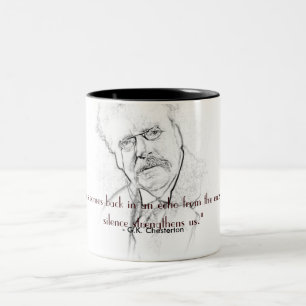 Tasse 2 Couleurs G.K. Chesterton sur le silence