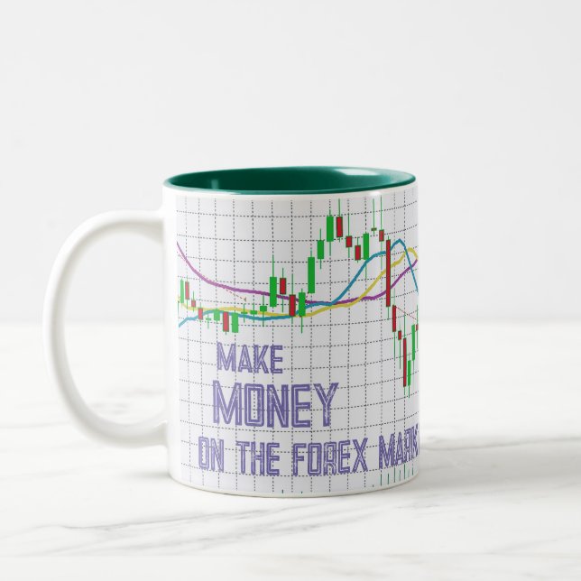 Tasse 2 Couleurs Gagnez de l'argent sur le marché Forex (Gauche)