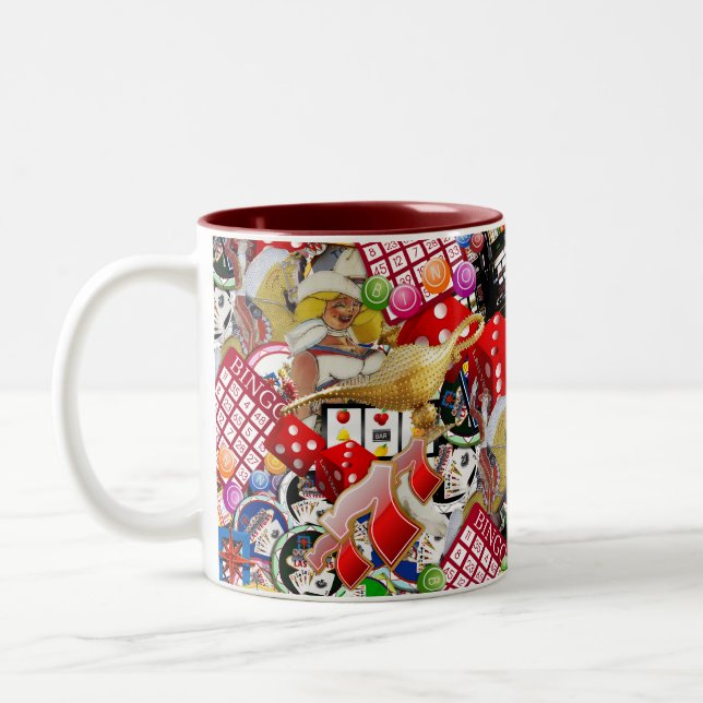 Tasse 2 Couleurs Gamblers Delight - Las Vegas Icons (Gauche)