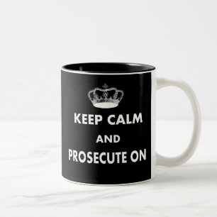 Tasse 2 Couleurs Gardez le calme et le poursuivez sur des cadeaux