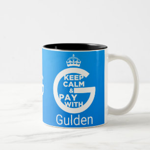 Tasse 2 Couleurs Gardez le calme et payez avec le florin