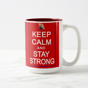Tasse 2 Couleurs Gardez le calme et restez les droits de la femme