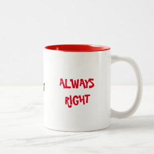 TASSE 2 COULEURS GAUCHER MAIS TOUJOURS DROIT