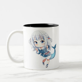 Tasse 2 Couleurs Gawr Hololive (が う る ・ ぐ ら)