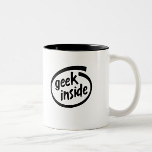 TASSE 2 COULEURS GEEK À L'INTÉRIEUR