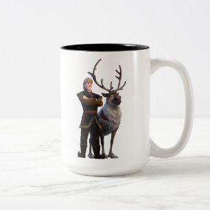 Tasse 2 Couleurs Gelé 2  Kristoff & Sven - Les meilleurs amis