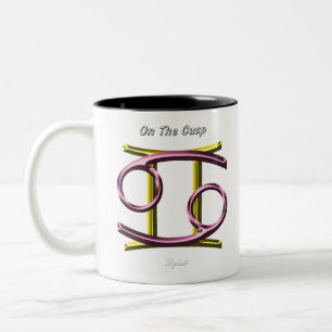 Tasse 2 Couleurs Gémeaux Cancer Sur L'Astrologie Cuisinière Panneau