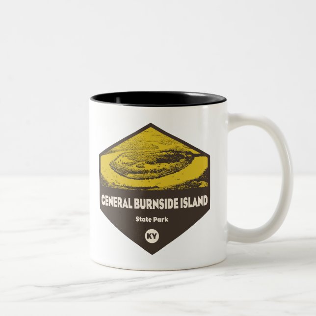 Tasse 2 Couleurs General Burnside Island State Park Kentucky (Droit)