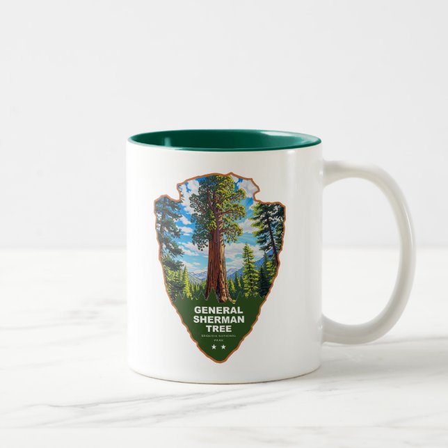 Tasse 2 Couleurs General Sherman Tree Sequoia NP Arrowhead (Droit)