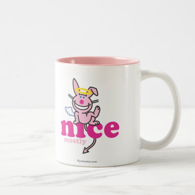 Tasse 2 Couleurs Gentil en grande partie (Droit)