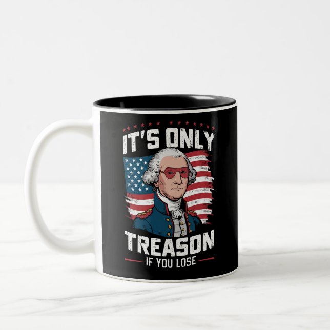 Tasse 2 Couleurs George Washington n'est pas seulement la trahison  (Gauche)
