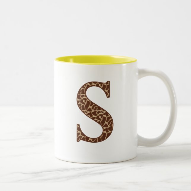 Tasse 2 Couleurs Girafe S (Droit)