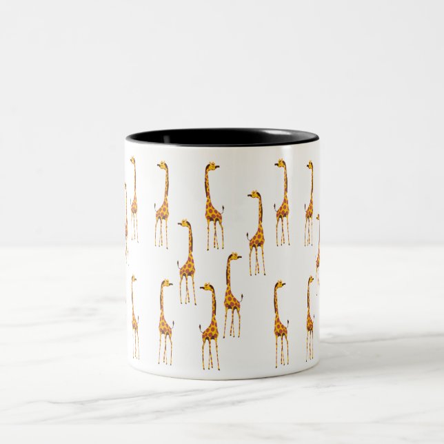 Tasse 2 Couleurs Giraffes (Centre)