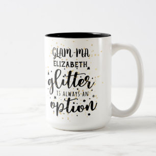 Tasse 2 Couleurs GLAMMA Gamorous Grandma Parties scintillant Toujou