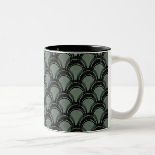 Tasse 2 Couleurs Glamour Ultramoderne Mug, Sage Sombre
