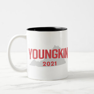 Tasse 2 Couleurs Glenn Youngkin, gouverneur de la Virginie