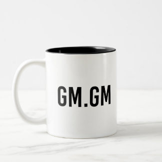 Tasse 2 Couleurs GM GM - NFT Black