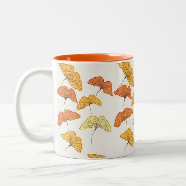 Tasse 2 Couleurs Golden Gingko (Gauche)