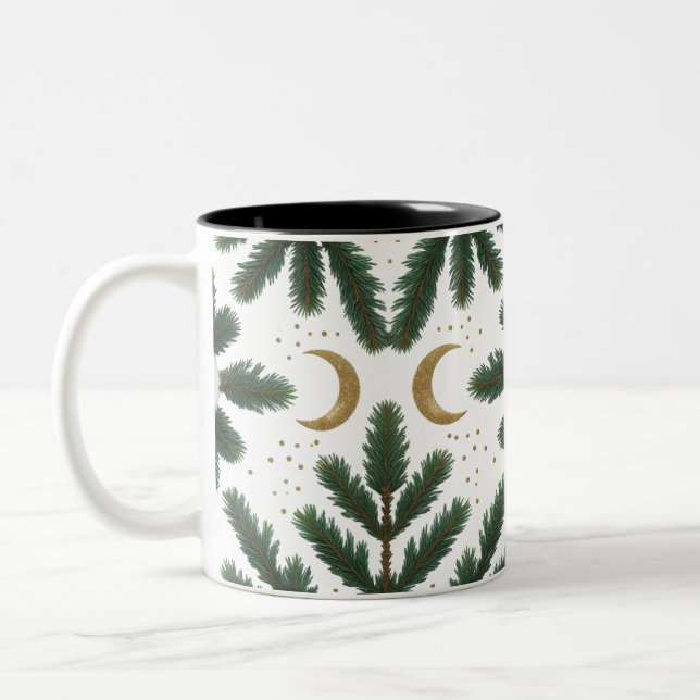 Tasse 2 Couleurs Golden Moon & Evergreen Pine – Luxury  (Gauche)