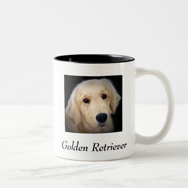 Tasse 2 Couleurs Golden retriever (Droit)