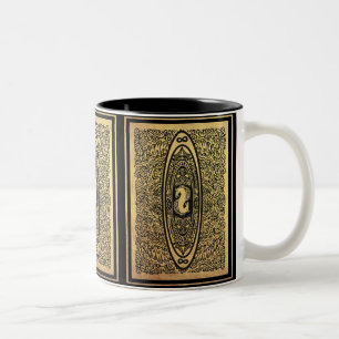Tasse 2 Couleurs Golden Seahorse Mandala - Ornate Infinity Design