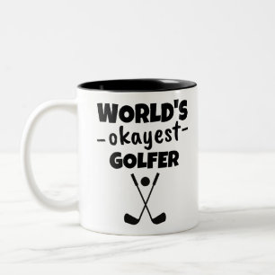 Tasse 2 Couleurs golfeur le plus génial du monde