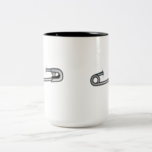 Tasse 2 Couleurs Goupille de sécurité - Tasses+ (Centre)