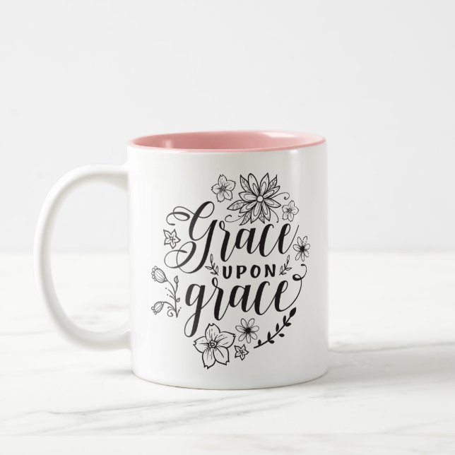 Tasse 2 Couleurs Grâce sur grâce (Gauche)